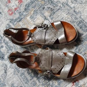 Miz Mooz sandal silver size 38